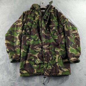 Remploy Frontline Cougar CBRN Jacket Mens 42 Green Woodland Camo Hooded Lined